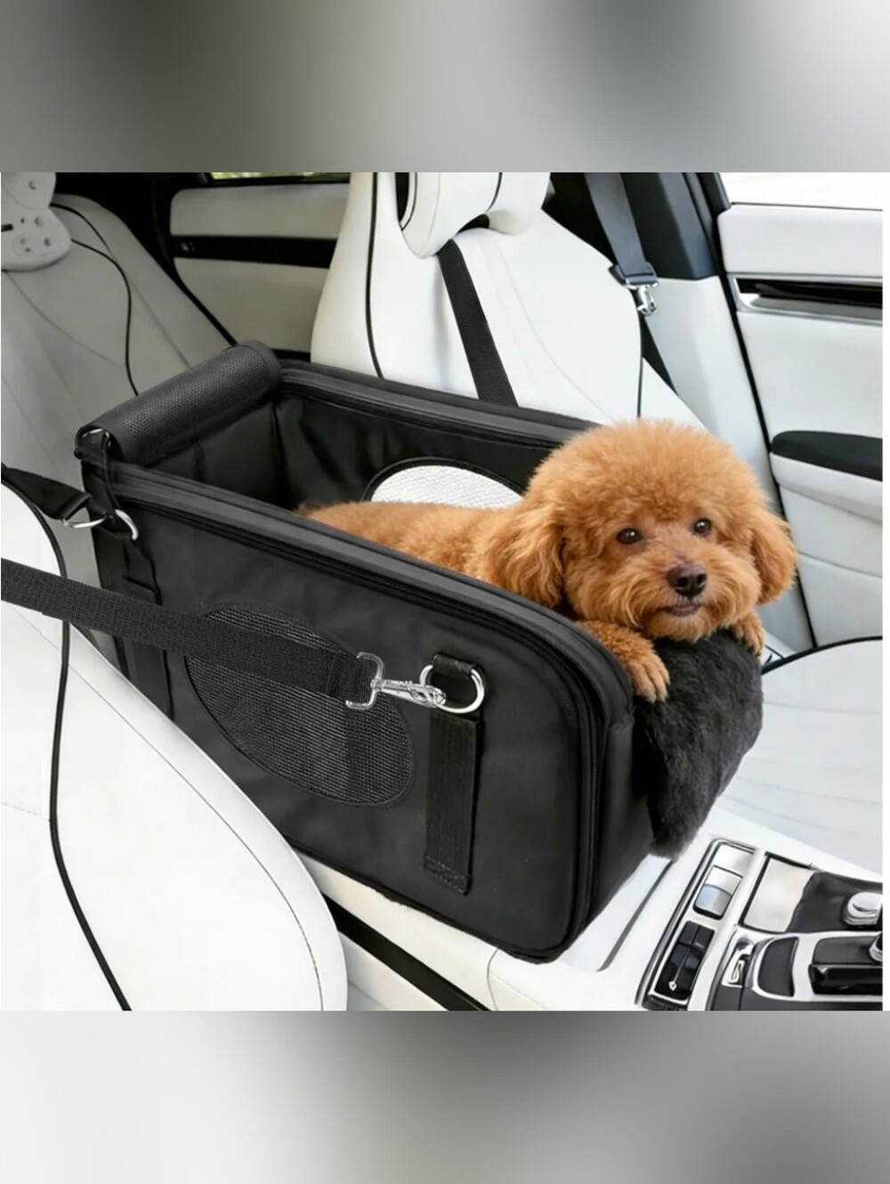New 3 In 1 Center Console Small Pet Car Seat/Portable Carrier